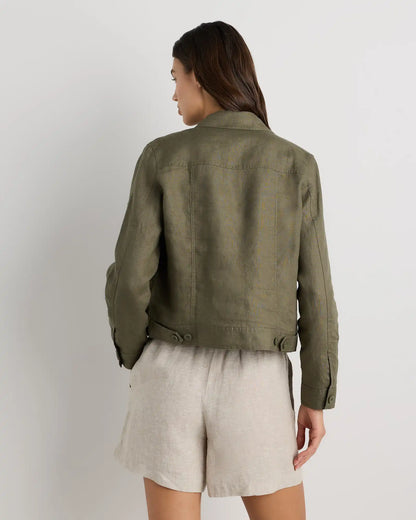 100% European Linen Jacket