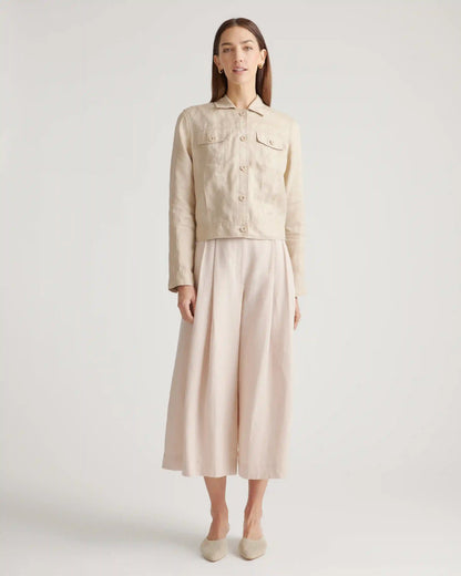 100% European Linen Jacket