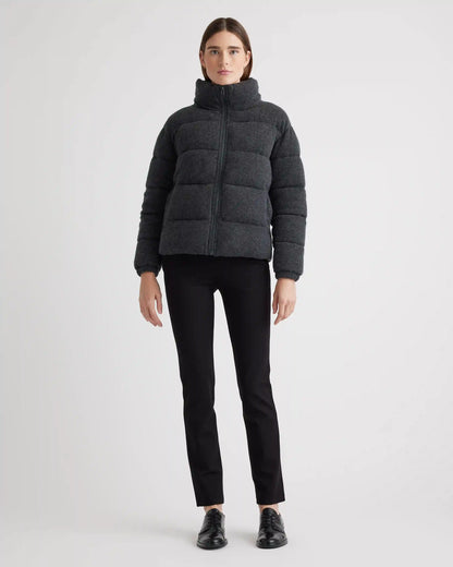 Mongolian Cashmere Puffer Jacket