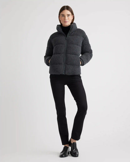 Mongolian Cashmere Puffer Jacket