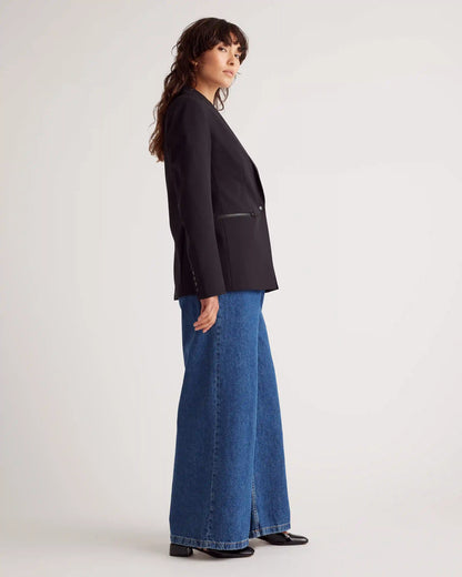 Scuba Single-Breasted Convertible Blazer