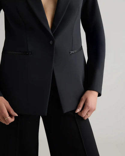 Scuba Single-Breasted Convertible Blazer