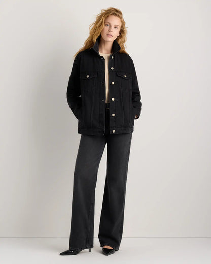 100% Organic Cotton Oversized Denim Jacket