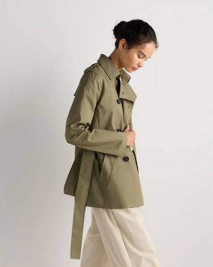 Comfort Stretch Short Trench Coat