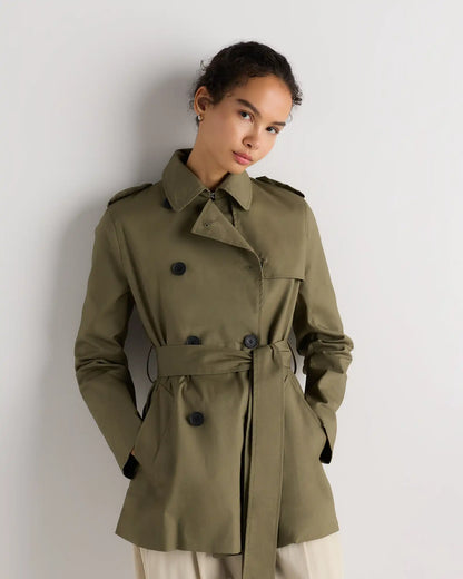 Comfort Stretch Short Trench Coat