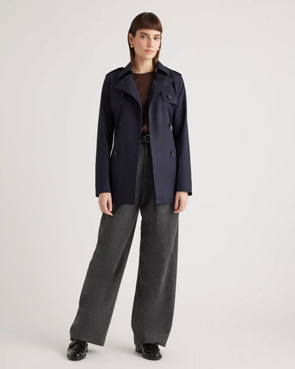 Comfort Stretch Short Trench Coat