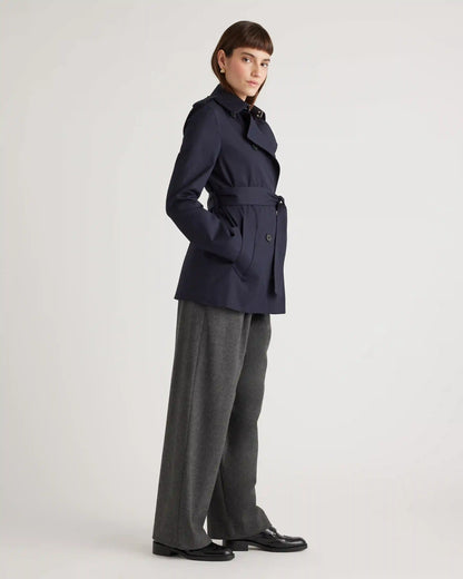Comfort Stretch Short Trench Coat