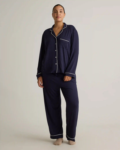 Bamboo Jersey Long Sleeve Pajama Set