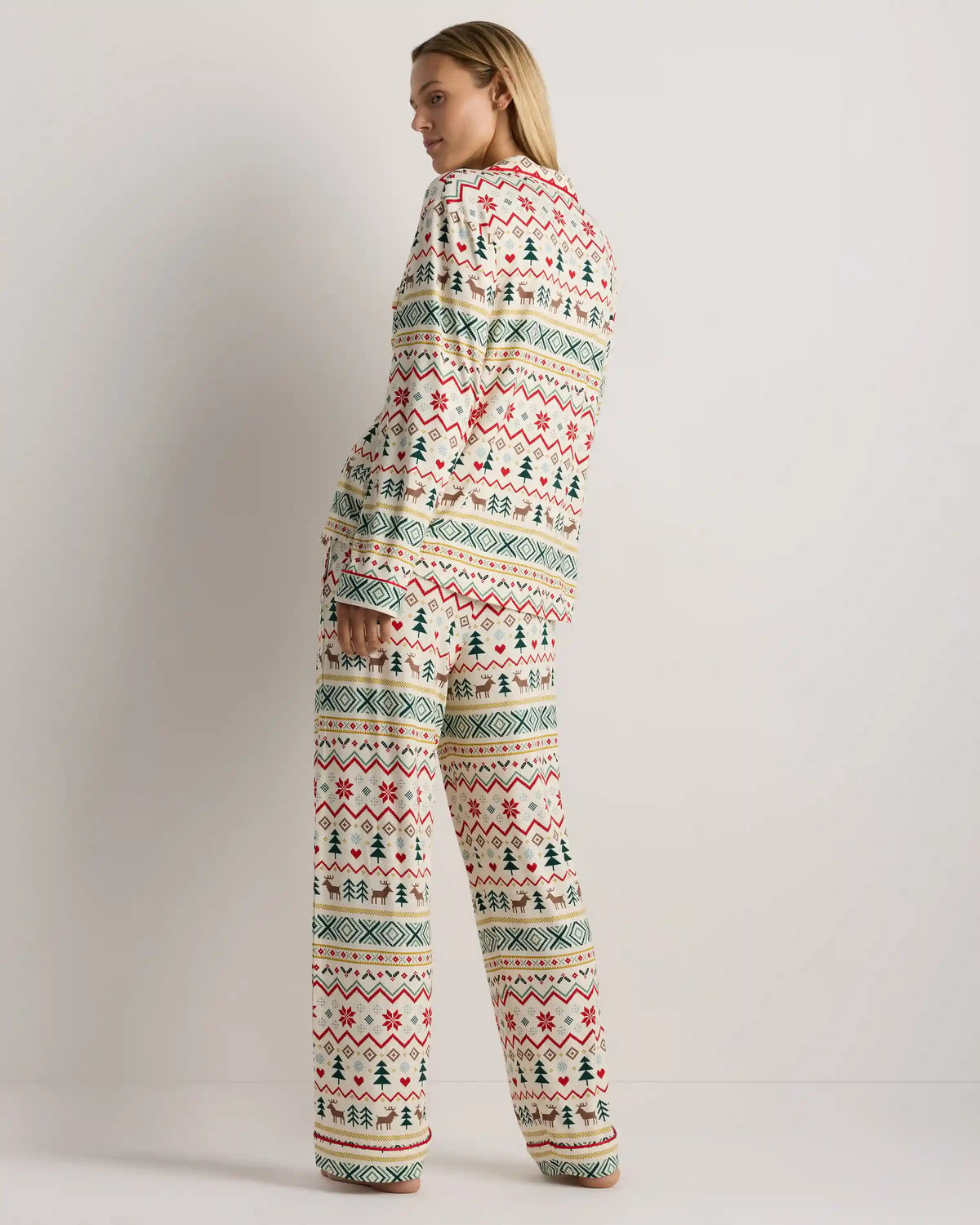 Bamboo Jersey Long Sleeve Pajama Set