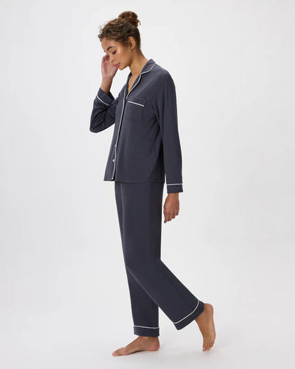 Bamboo Jersey Long Sleeve Pajama Set