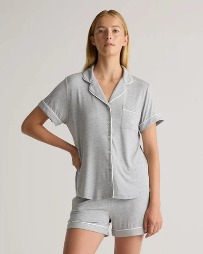 Bamboo Jersey Short Sleeve Pajama Set