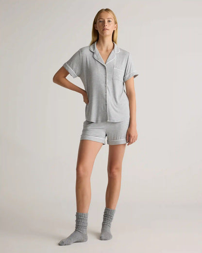 Bamboo Jersey Short Sleeve Pajama Set
