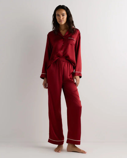 100% Washable Silk Satin Pajama Pant