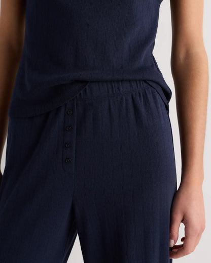 Organic Cotton Pointelle Pajama Set