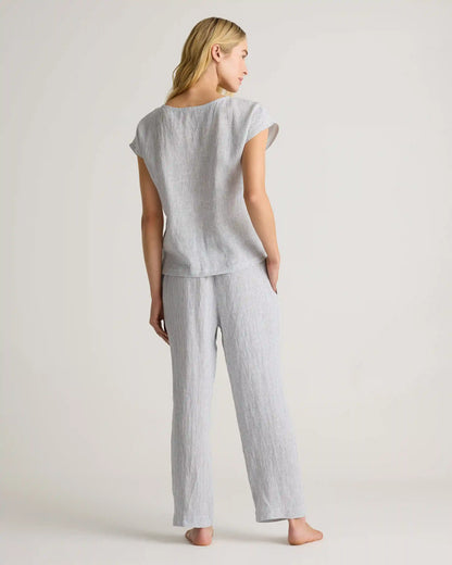 100% European Linen Pajama Set