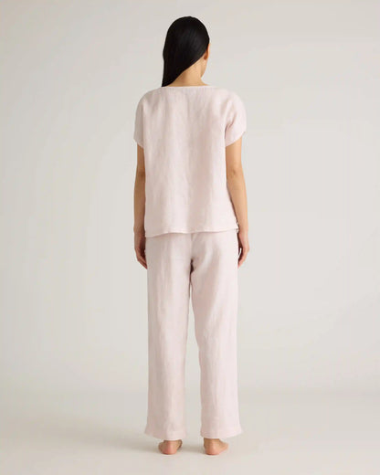 100% European Linen Pajama Set