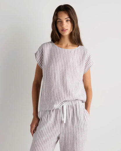 100% European Linen Pajama Set