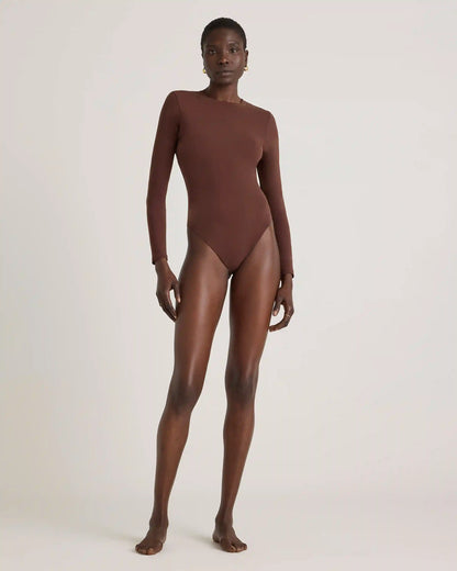 Second Skin Long Sleeve Crew Neck Bodysuit