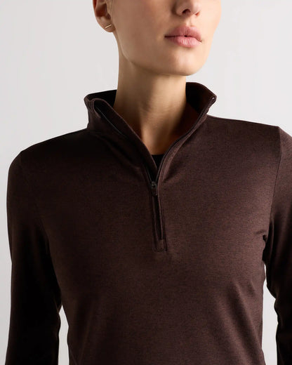 Flowknit Quarter-Zip Pullover
