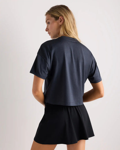 Flowknit Breeze Boxy Cropped Tee