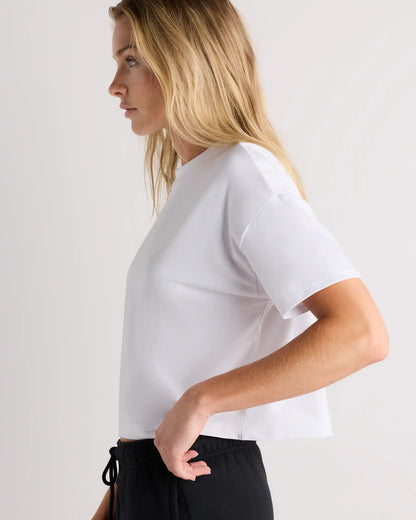 Flowknit Breeze Boxy Cropped Tee