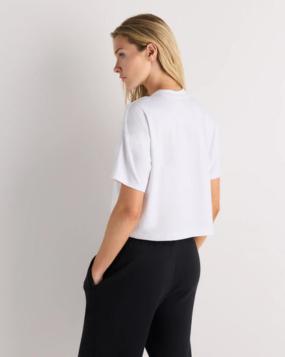 Flowknit Breeze Boxy Cropped Tee
