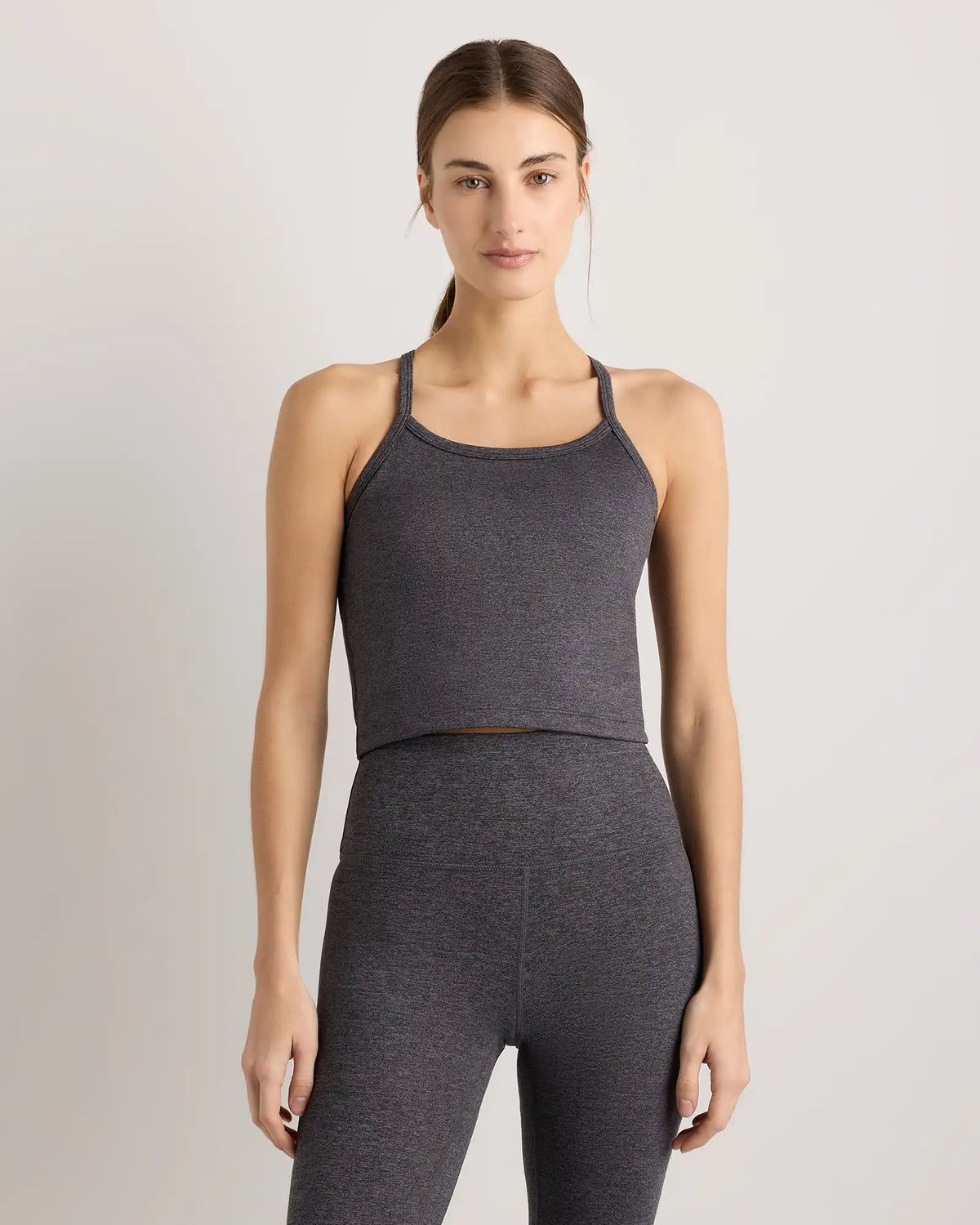 Ultra-Soft Y-Back Cropped Bra Tank