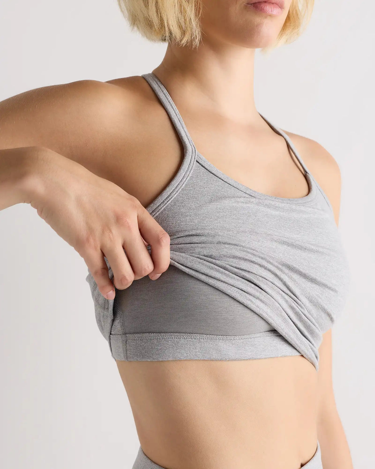 Ultra-Soft Y-Back Cropped Bra Tank