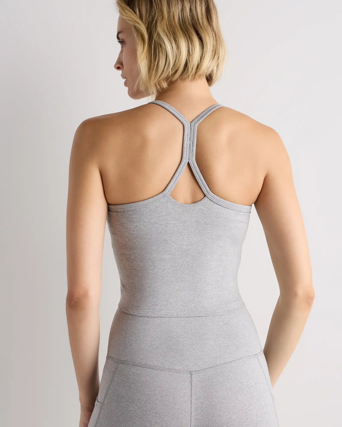 Ultra-Soft Y-Back Cropped Bra Tank