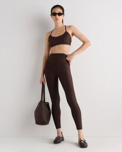 Satin-Sculpt Cross Back Adjustable Sports Bra