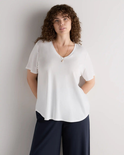 Cotton Modal V-Neck Tee