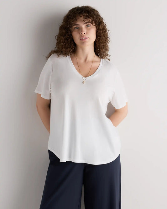 Cotton Modal V-Neck Tee