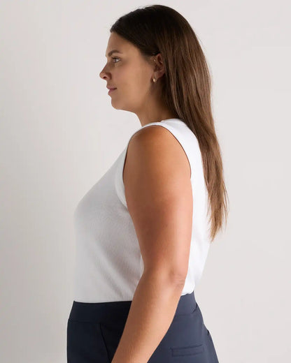 Organic Cotton Micro-Rib Cutaway Tank