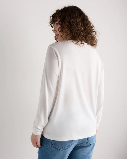 Cotton Modal Long Sleeve Tee