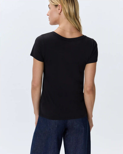 Cotton Modal Scoop Neck Tee