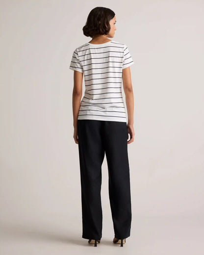 Cotton Modal Scoop Neck Tee