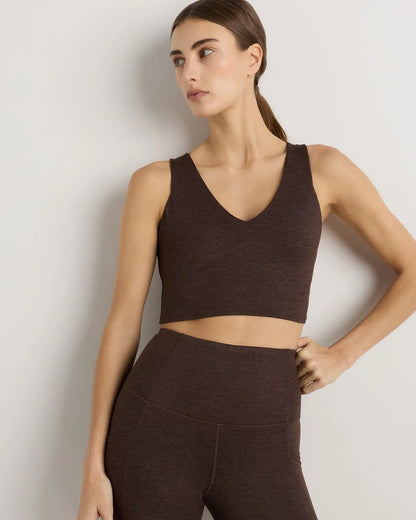 Ultra-Soft V-Neck Cropped Tank