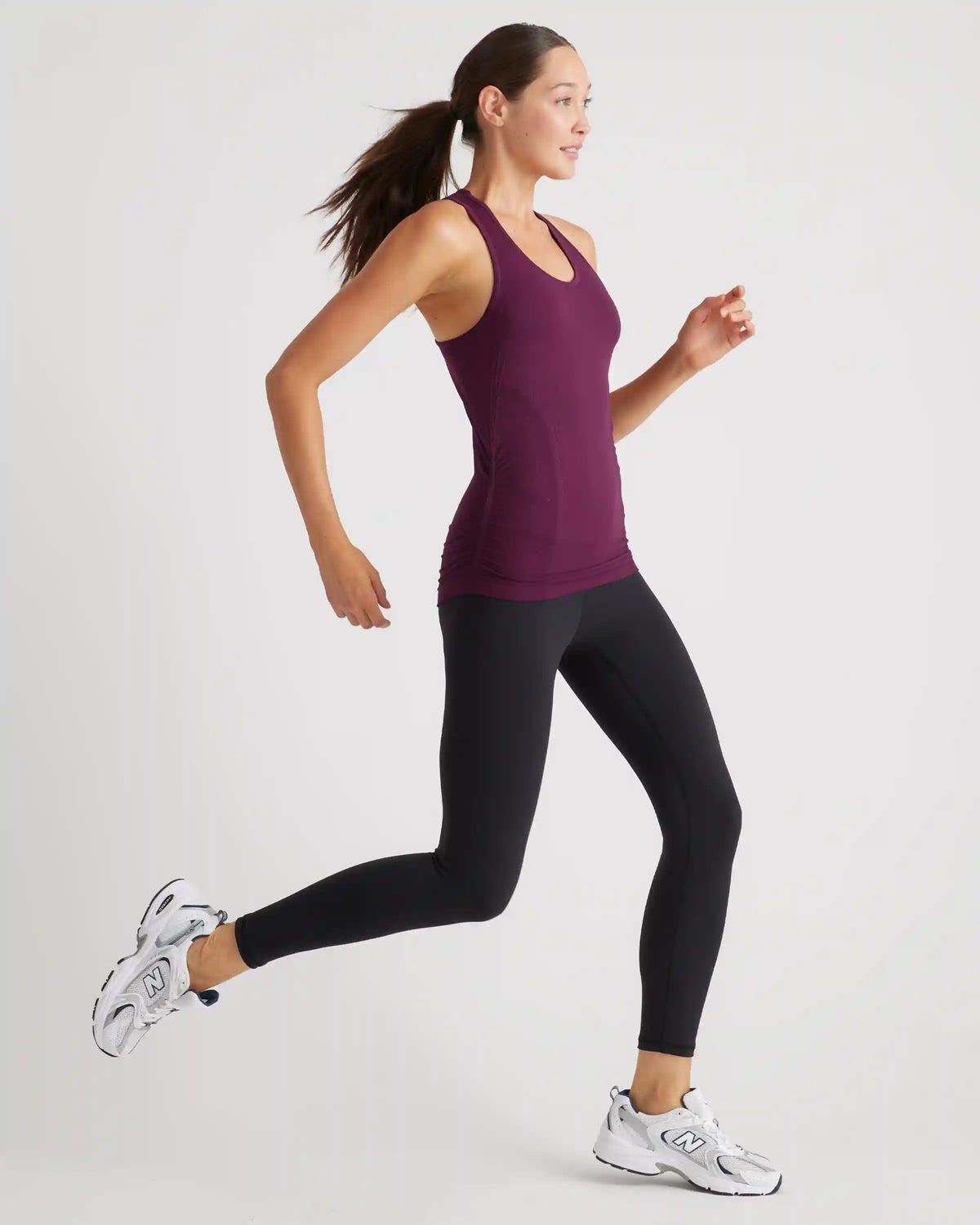 Seamless Ruched Racerback Tank