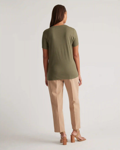 Cotton Modal V-Neck Tee