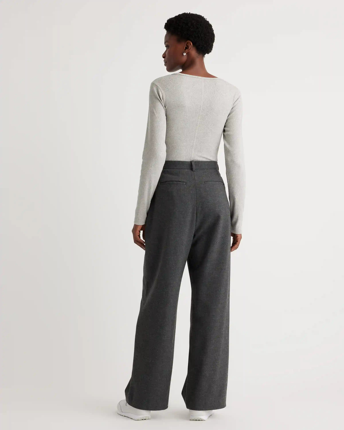 Organic Cotton Micro-Rib Long Sleeve Tee