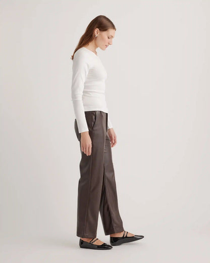 Organic Cotton Micro-Rib Long Sleeve Tee