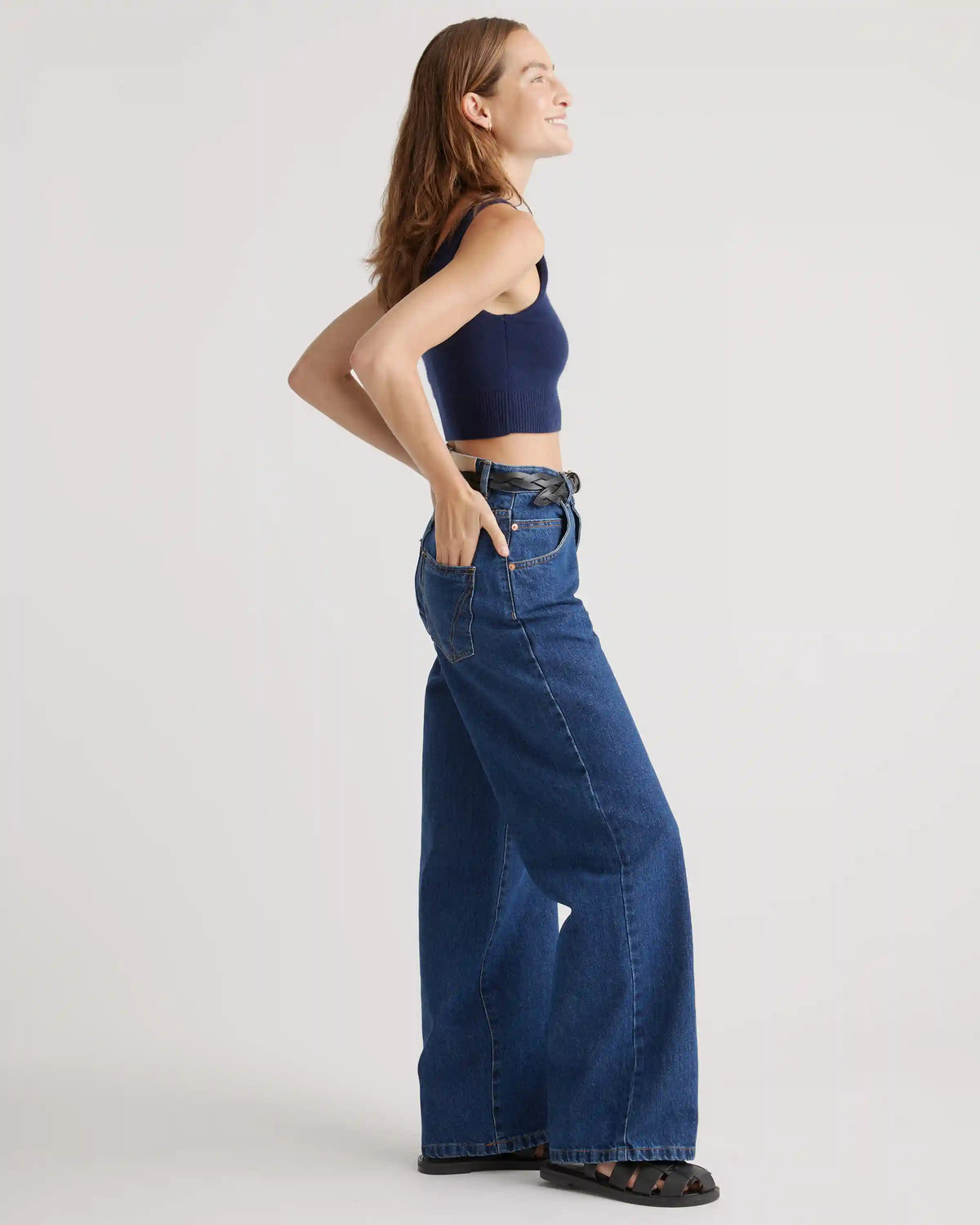 Mongolian Spring Cashmere Cropped Tank