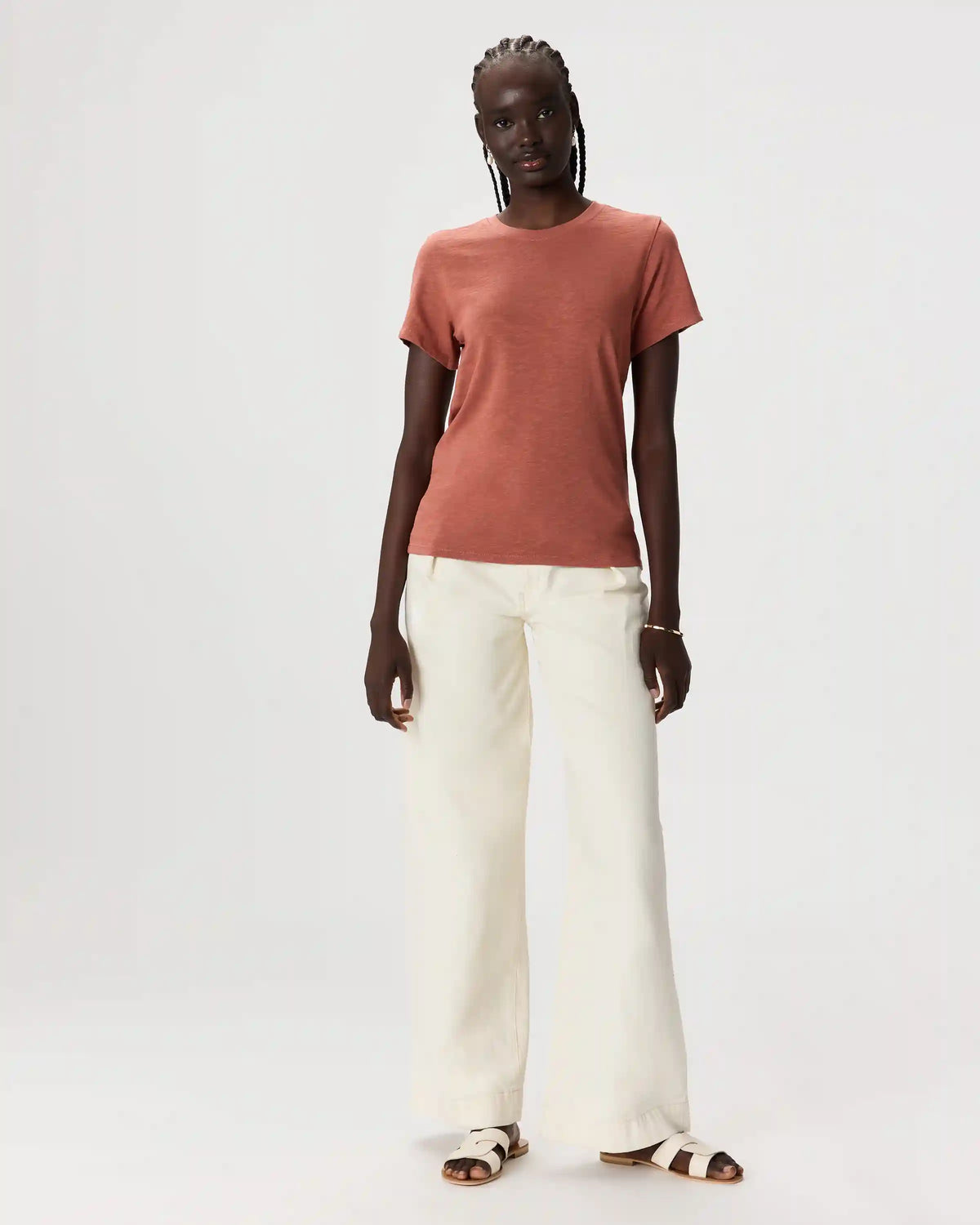 100% Organic Cotton Slub Crewneck Tee