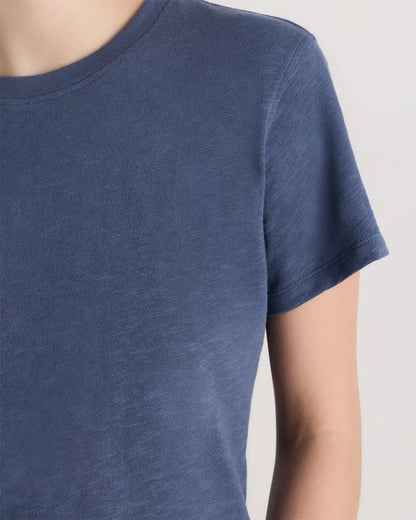 100% Organic Cotton Slub Crewneck Tee