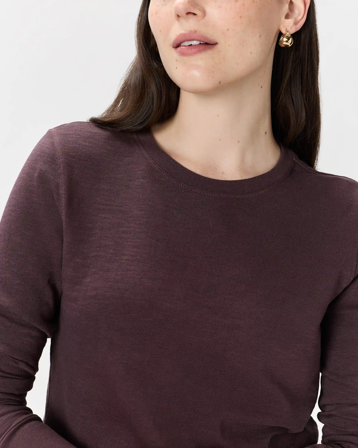 100% Organic Cotton Slub Long Sleeve Tee