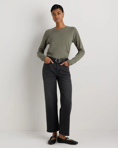 100% Organic Cotton Slub Long Sleeve Tee