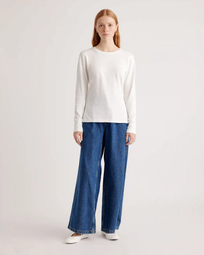 100% Organic Cotton Slub Long Sleeve Tee