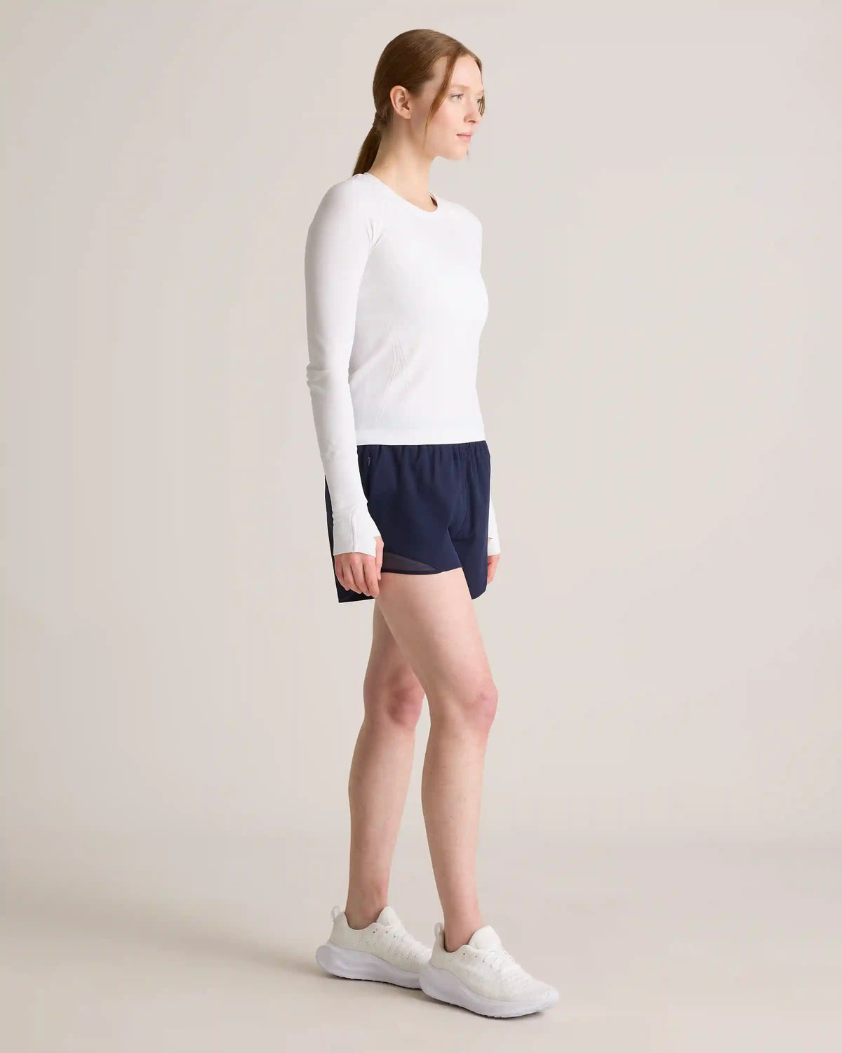 Seamless Waist-Length Long Sleeve Top