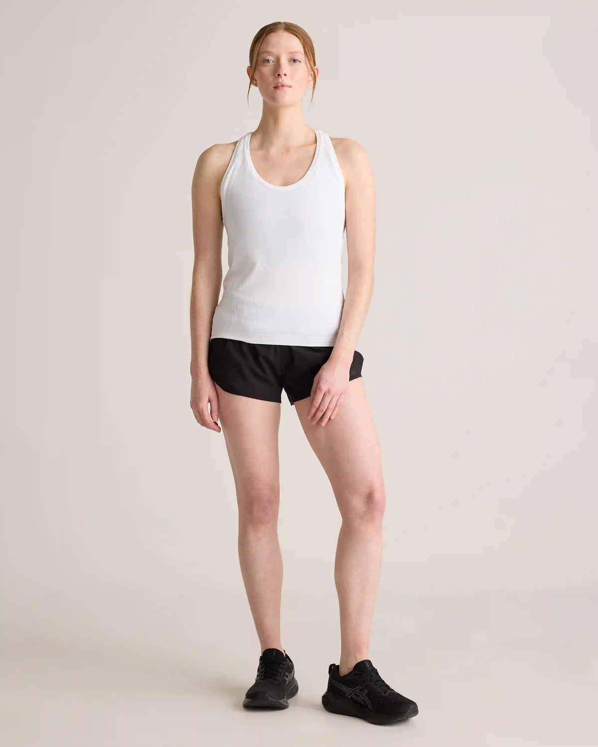 Seamless Waist-Length Racerback Tank