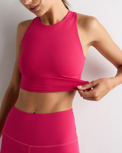Ultra-Form High-Neck Cropped Tank